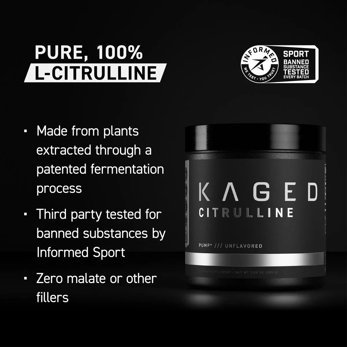 Kaged Citrulline Powder - 100 Servings