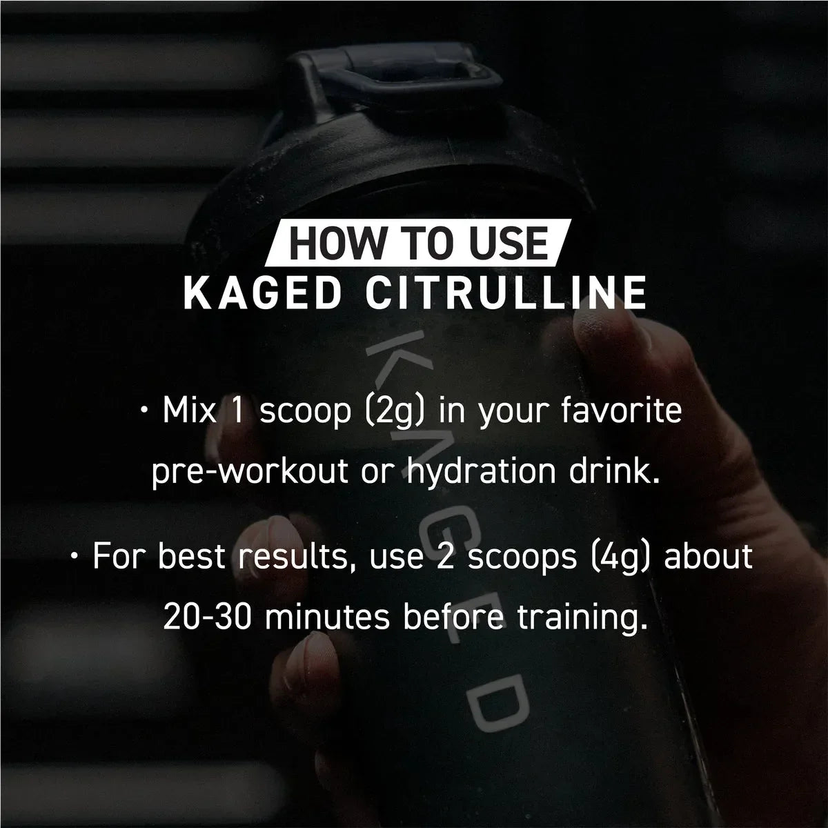Kaged Citrulline Powder - 100 Servings