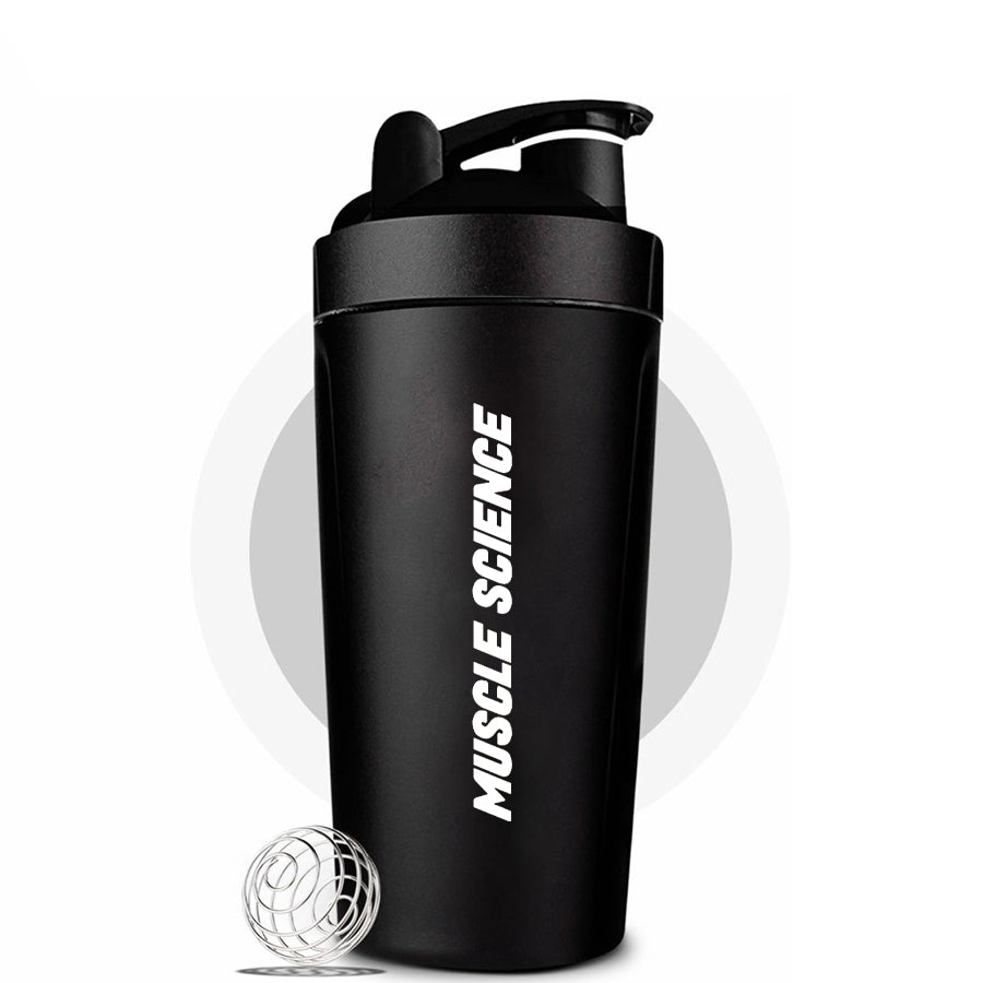 Muscleblaze Metal Shaker Myprotein Stainless Steel Shaker Bottle 750ML