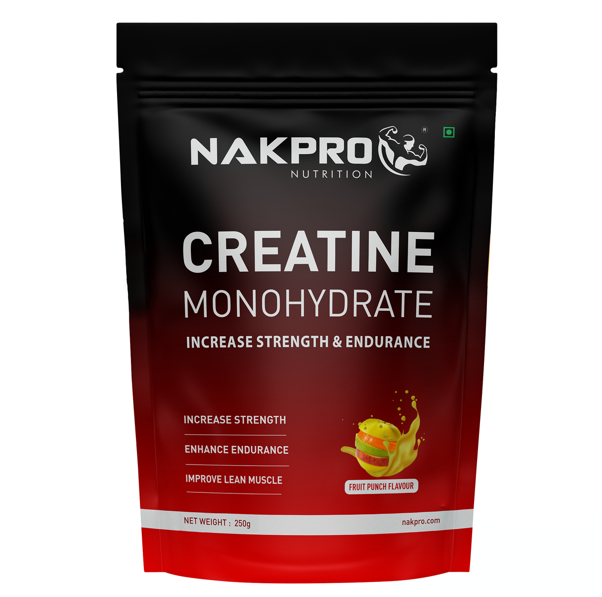 NAKPRO Micronized Creatine Monohydrate 250g