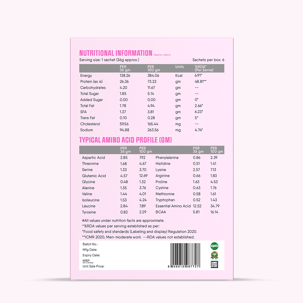 TruNativ Pro Blend Whey Protein, 26g Protein, 216g