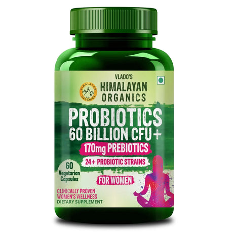 Himalayan Organics, Probiotics 60 Billion CFU with Prebiotics, 24 Strains