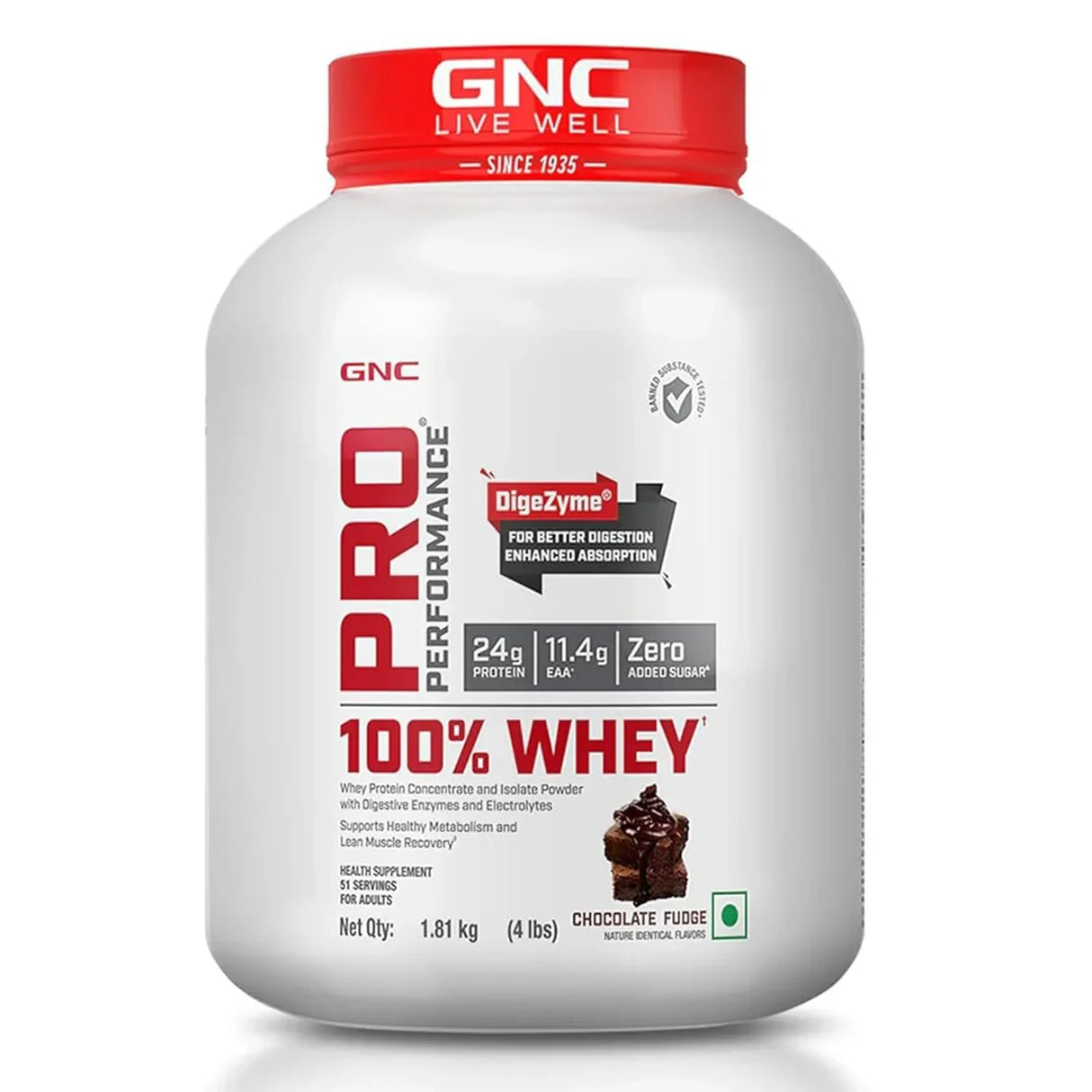 GNC Pro Performance 100% Whey Protein - 4 Lbs
