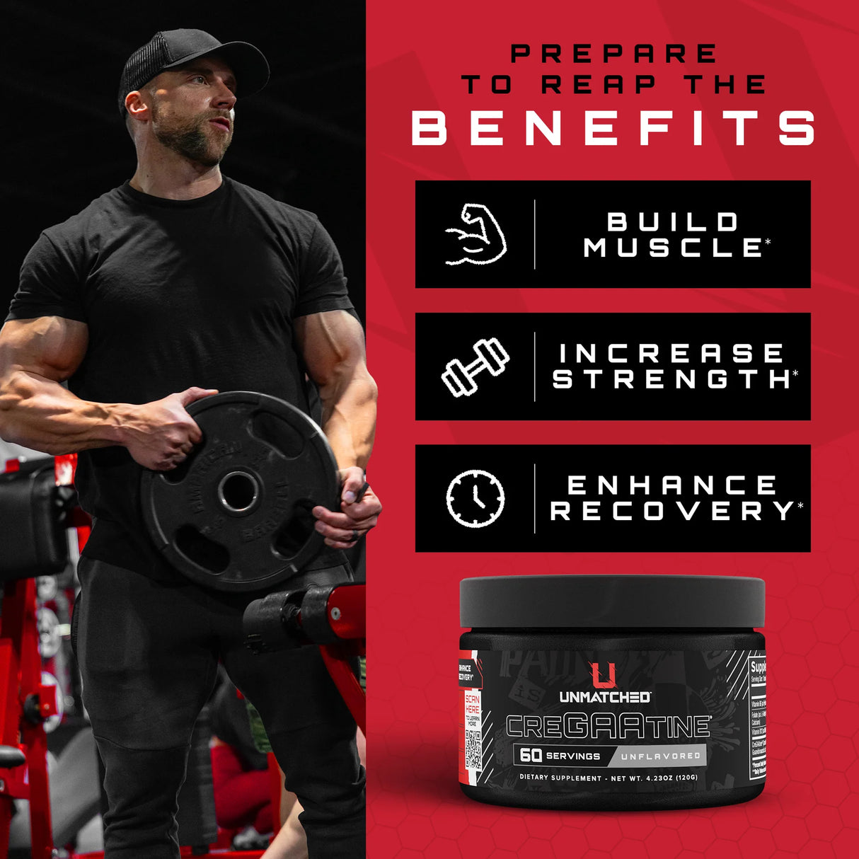 Unmatched CregaAtine, 60 Servings