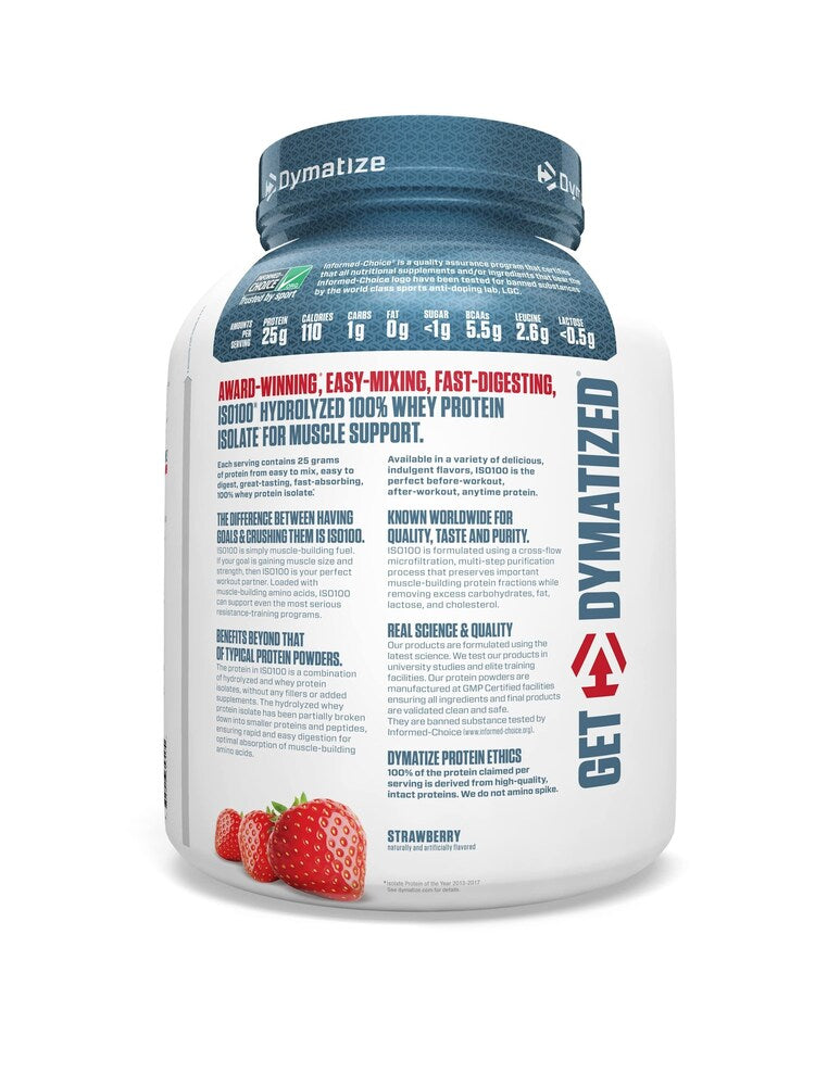 Dymatize ISO 100 Hydrolyzed Protein 5 Lbs