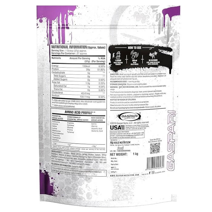 Gaspari Nutrition Whey Isolate - 2 Kg
