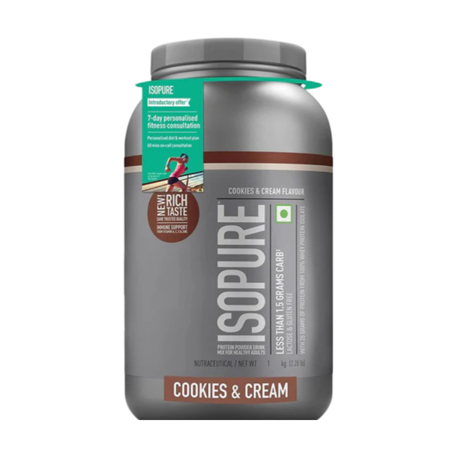 Isopure Low Carb 100% Whey Protein Isolate -2.2 Lbs ( 1 kg )