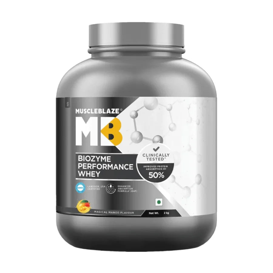 MuscleBlaze Biozyme Performance Whey - 4.4 Lbs