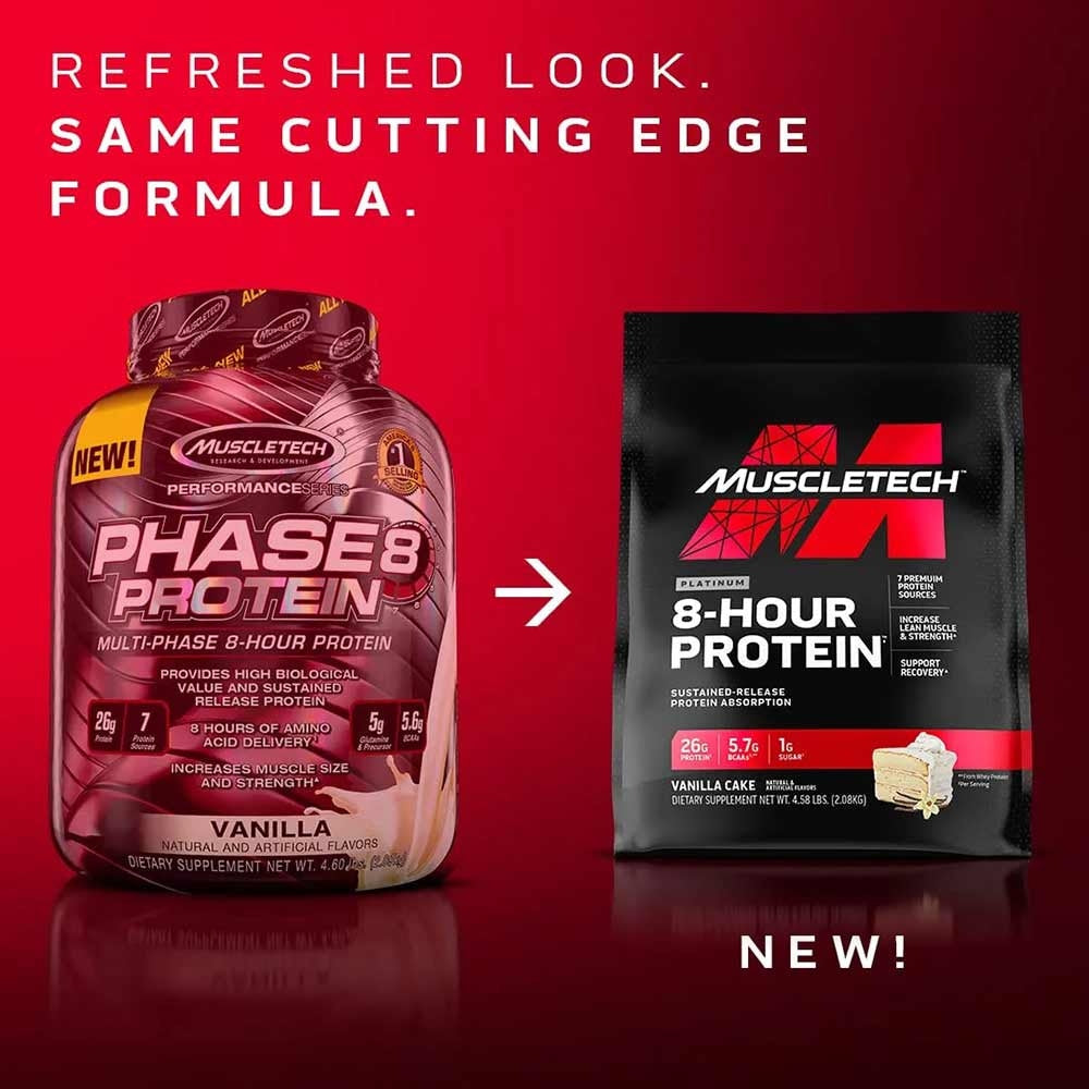 MuscleTech Performance Series 8 Hour Protein - 4.6 Lbs