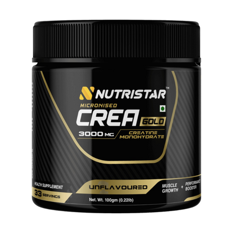 Nutristar Micronized CREA Gold Creatine Monohydrate 100g - 33 Servings
