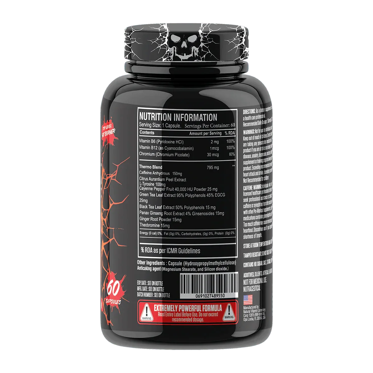 One Science Skull Fire - Fat Burner ( 60 Capsules )