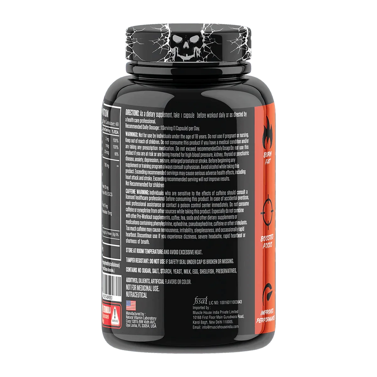 One Science Skull Fire - Fat Burner ( 60 Capsules )