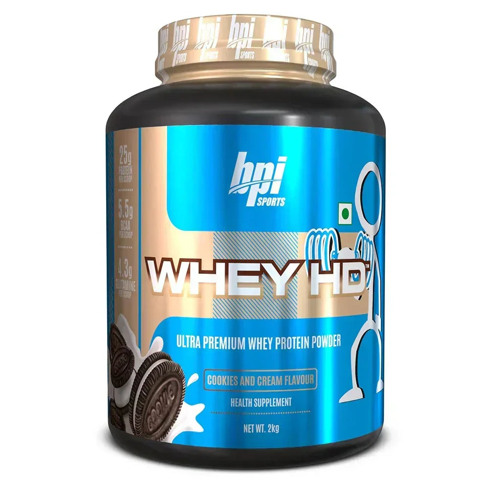 BPI Sports Whey HD Ultra Premium Protein Powder- 4.4 Lbs