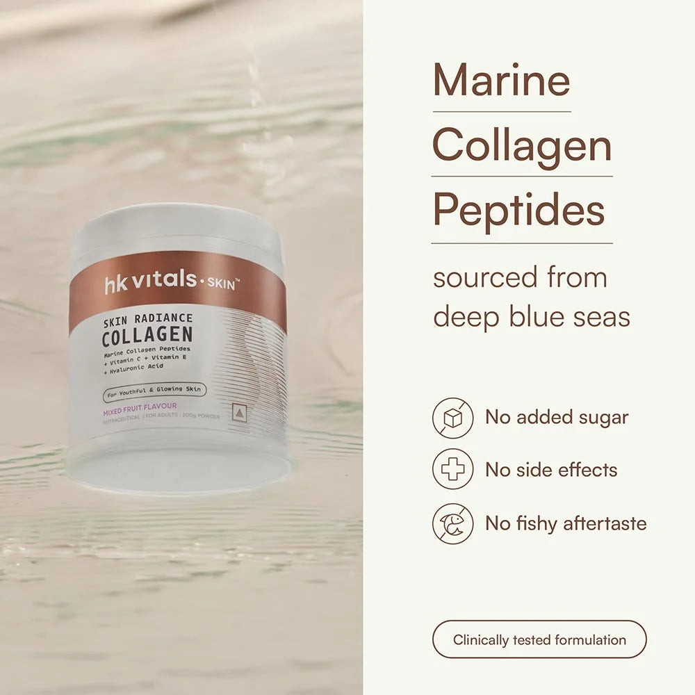 HK Vitals Skin Radiance Collagen, 25 Servings - 200 Gm