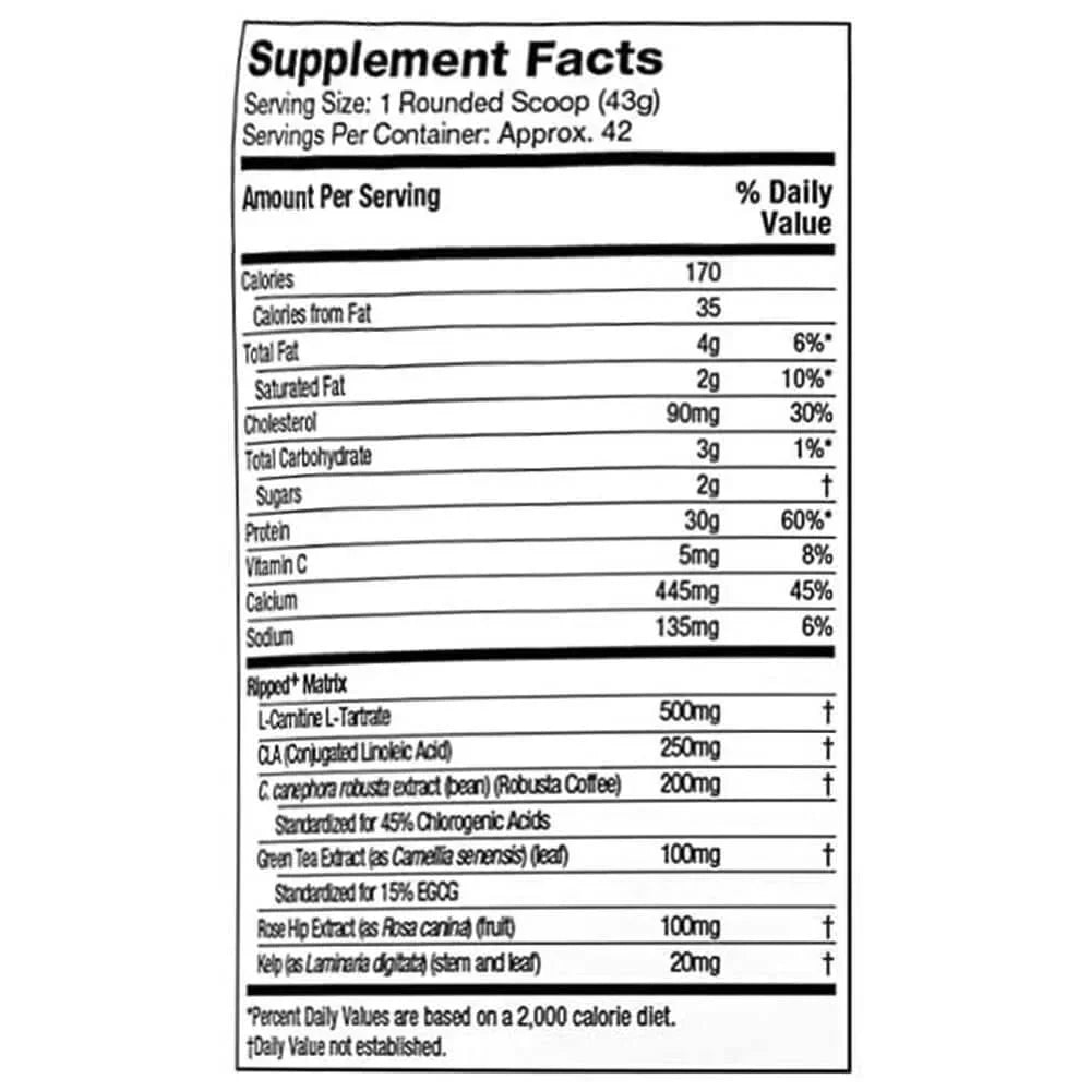 Muscletech Nitro-Tech Ripped 4 Lbs (1.81Kg)