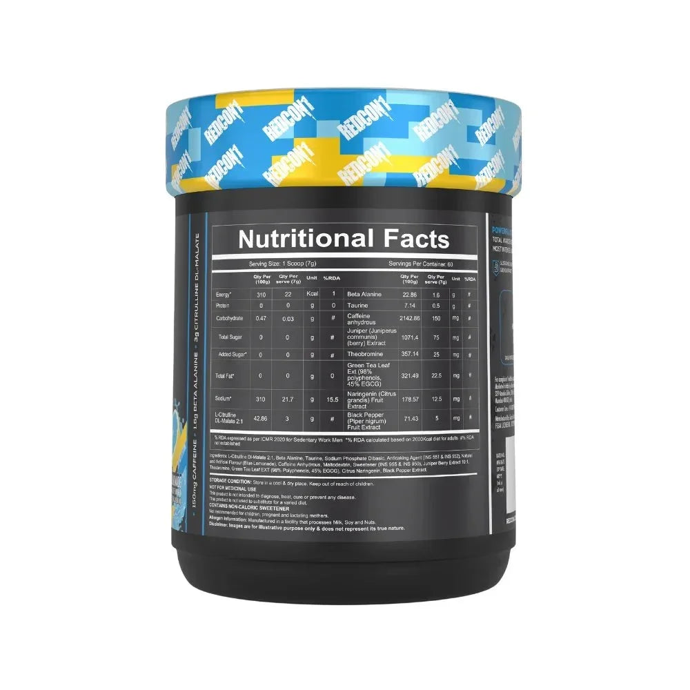 Redcon1 Total War Pre Workout - 60 Servings