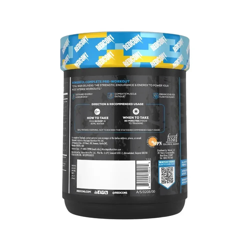 Redcon1 Total War Pre Workout - 60 Servings