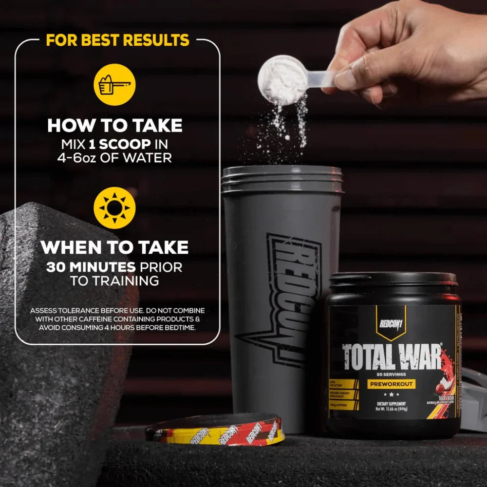 Redcon1 Total War Pre Workout - 30 Servings