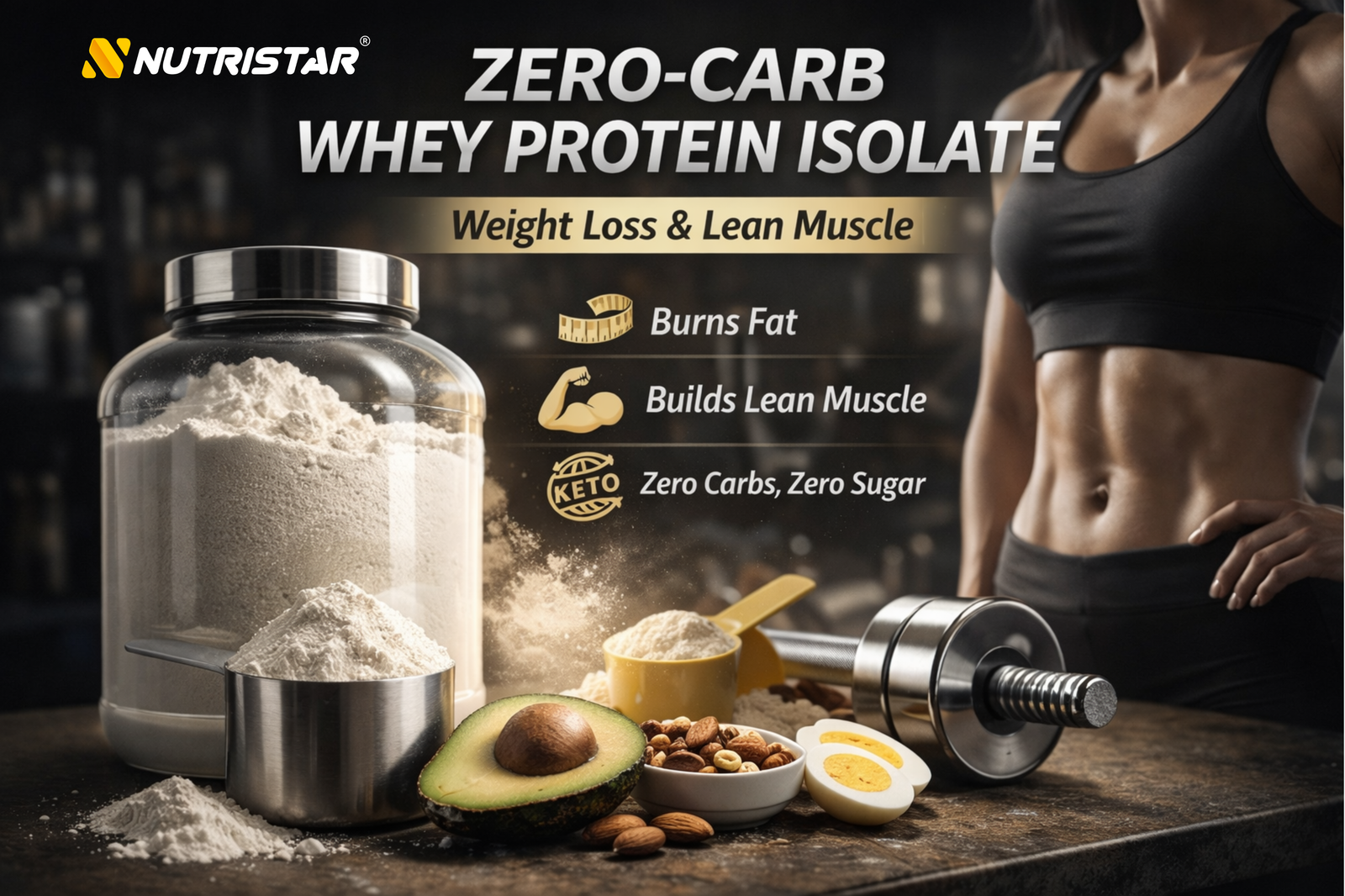 Zero-Carb Whey Protein Isolate: Benefits for Weight Loss & Lean Muscle