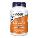 NOW Foods Double strenght L-Lysine 1000mg | 100 Tablets