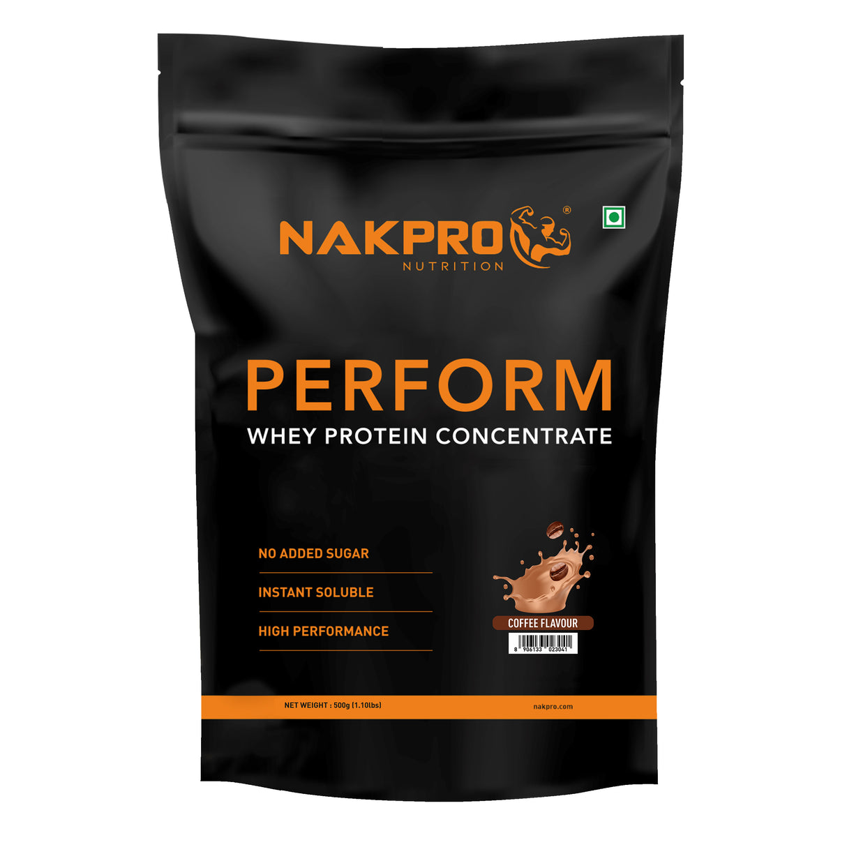 NAKPRO Perform Whey Protein Concentrate 500 Gm