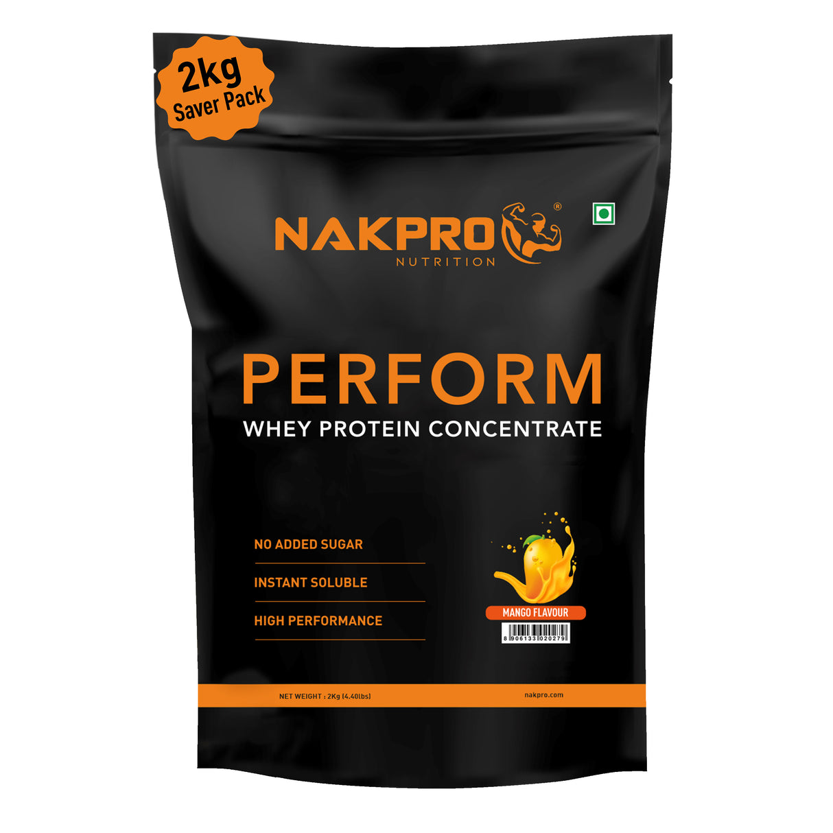 NAKPRO Perform Whey Protein Concentrate 2 Kg