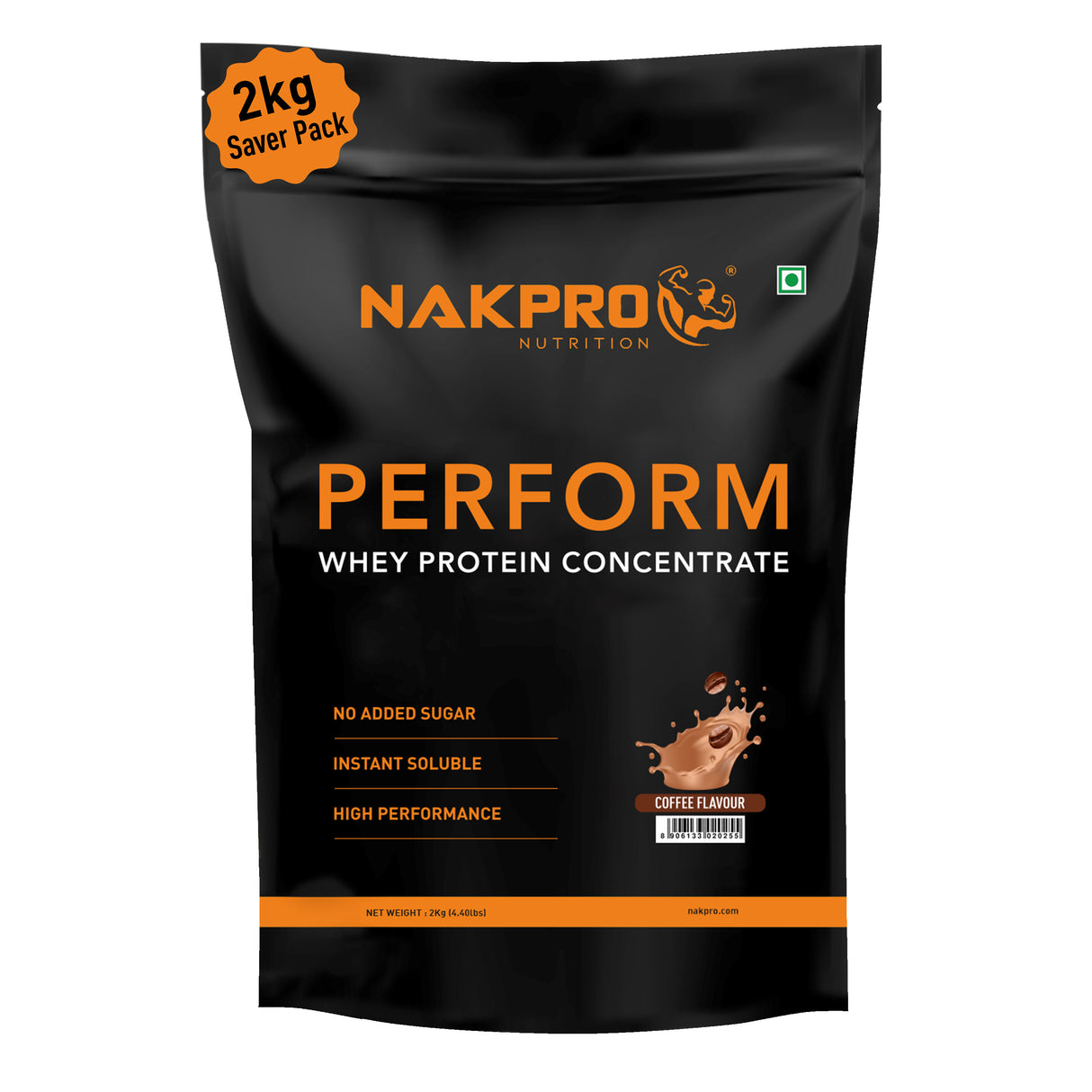NAKPRO Perform Whey Protein Concentrate 2 Kg