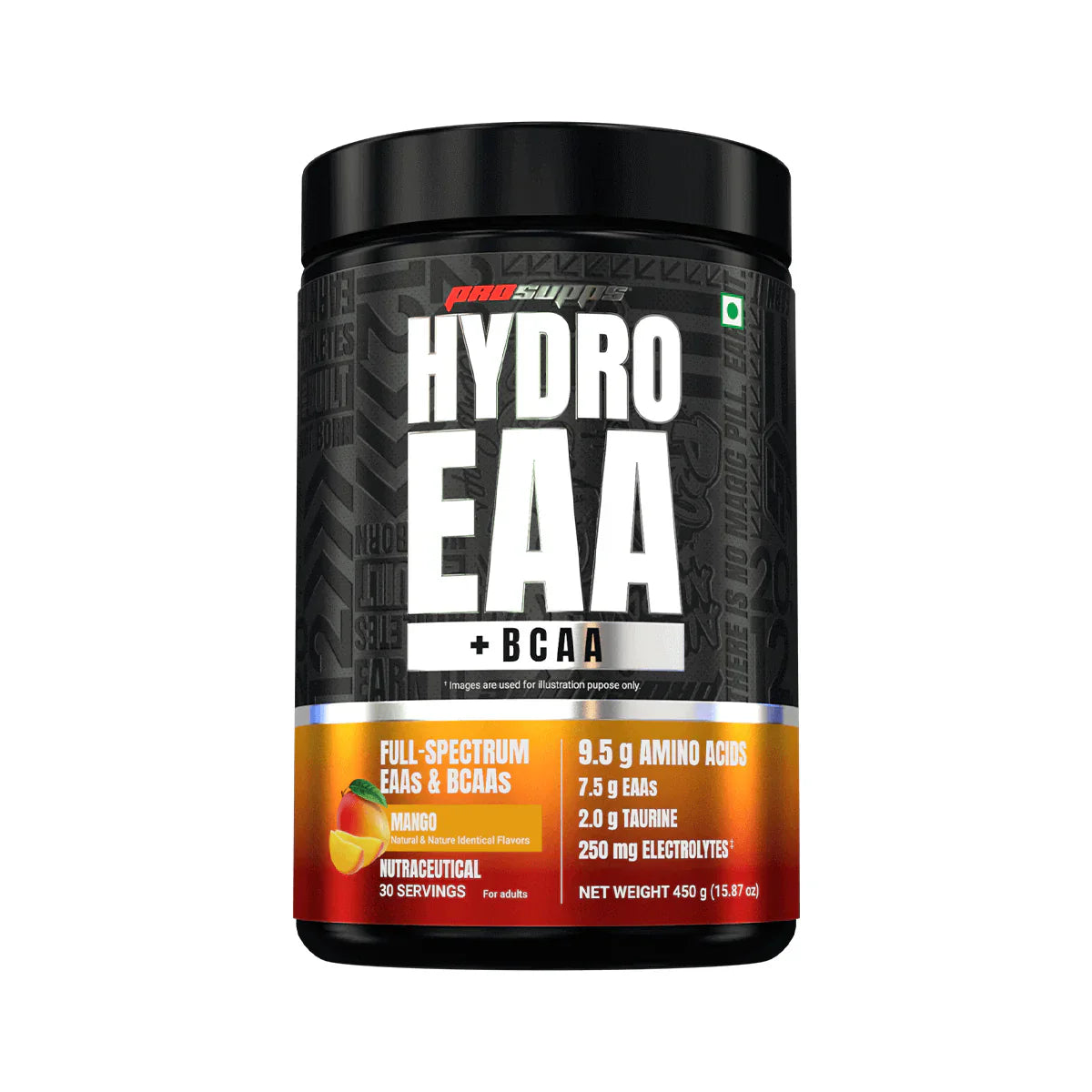 Prosupps Hydro EAA + BCAA Recovery Energy Drink | Essential Amino Acids & Electrolytes | 450g