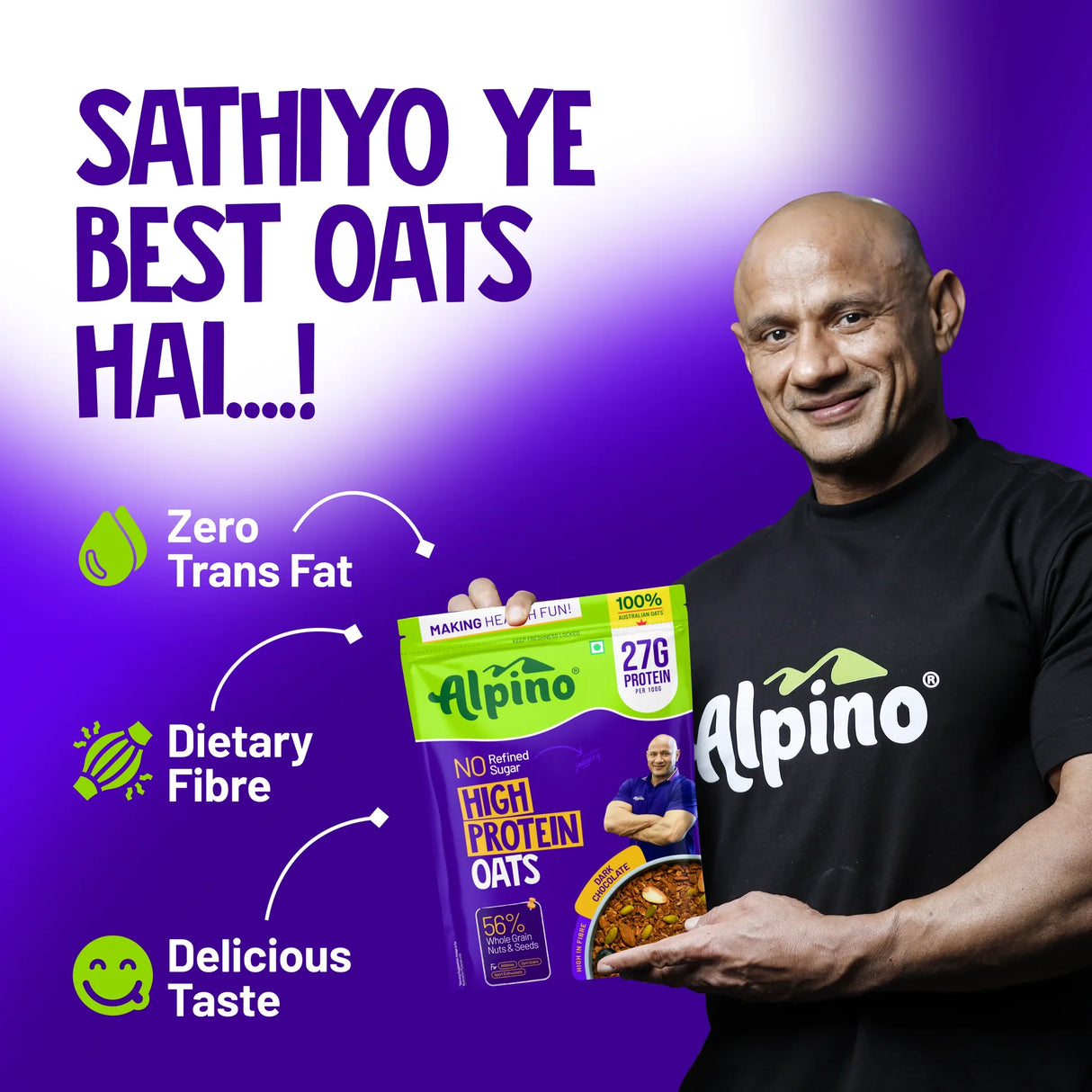 Alpino High Protein Oats - 2 Kg