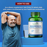 Simply Herbal Magnesium Citrate & Glycinate Complex 500mg | 90 Veg Tablets