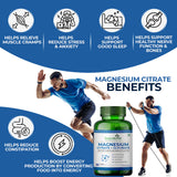 Simply Herbal Magnesium Citrate & Glycinate Complex 500mg | 90 Veg Tablets