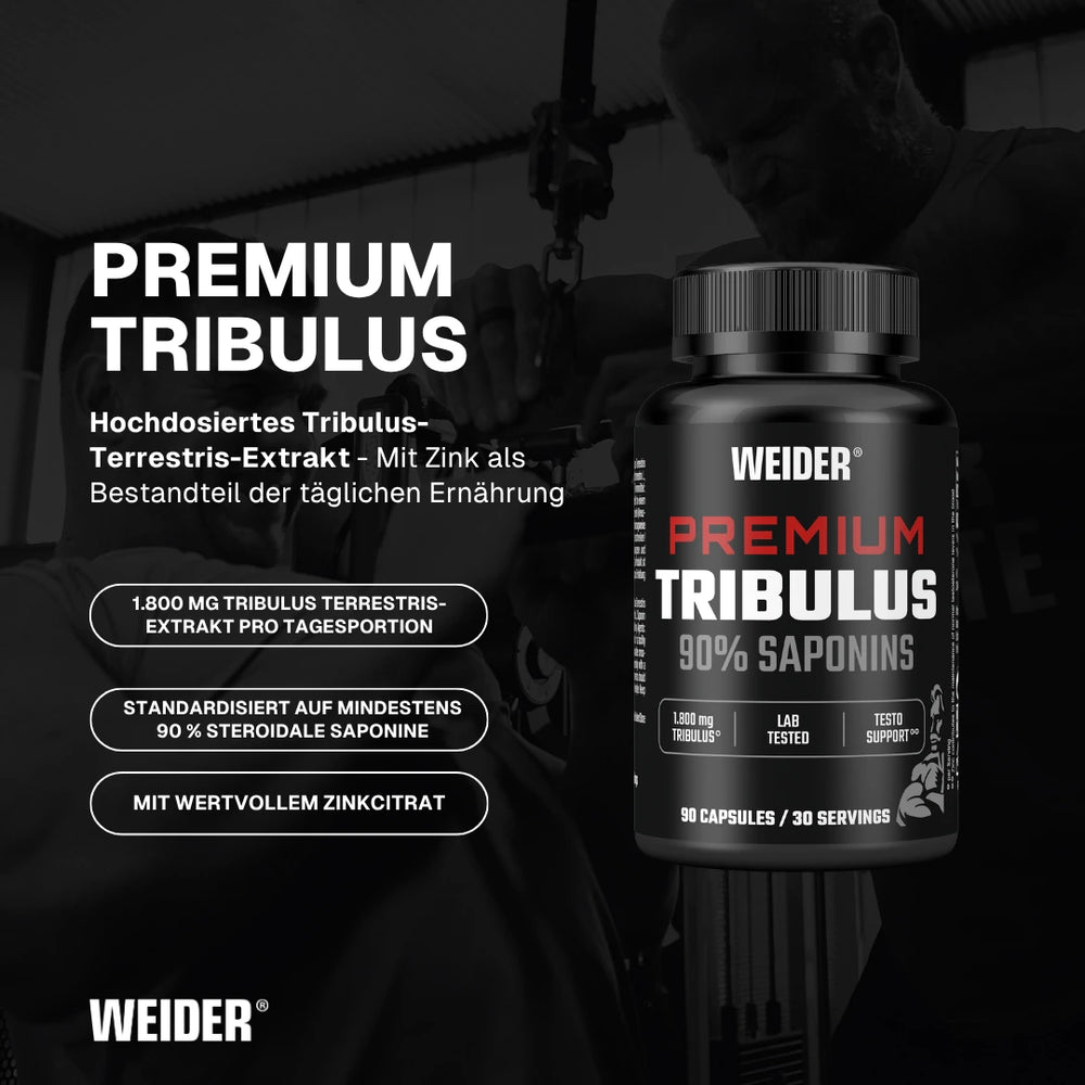Weider Premium Tribulus 90% Saponins | 90 Capsules (30 Servings)