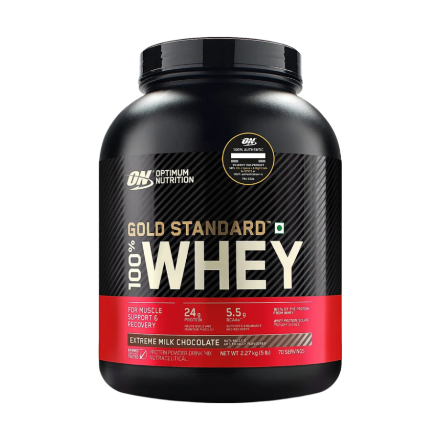 Optimum Nutrition (ON) Gold Standard 100% Whey 5 Lbs - Nutristar