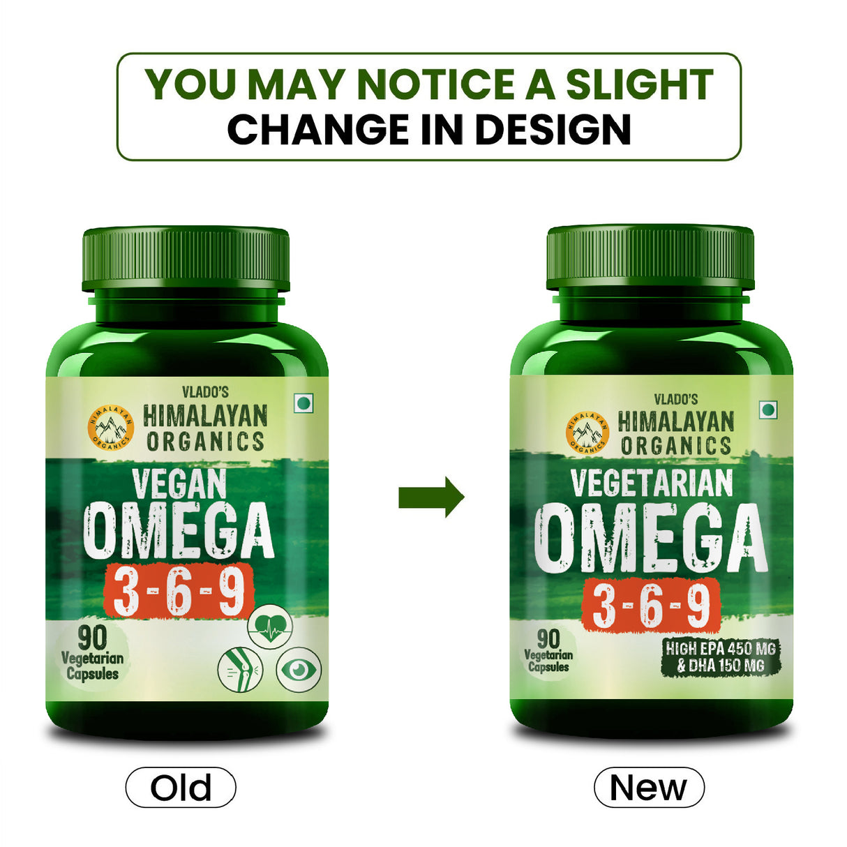 Vlado's Himalayan Organics, Flax Seed Oil Omega 3 6 9 - 90 Veg Capsules