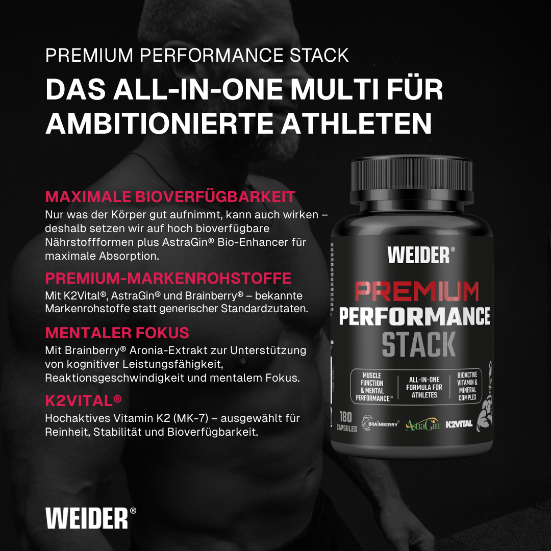 Weider Premium Performance Stack | 180 capsules