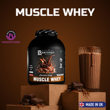 BRITPRO London Muscle Whey Protein Powder - 2kg | 44 Servings (INDIAN)