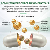 Himalayan Organics Liposomal Multivitamin 50+ | 60 Veg Capsules | Energy, Immunity & Overall Health Support