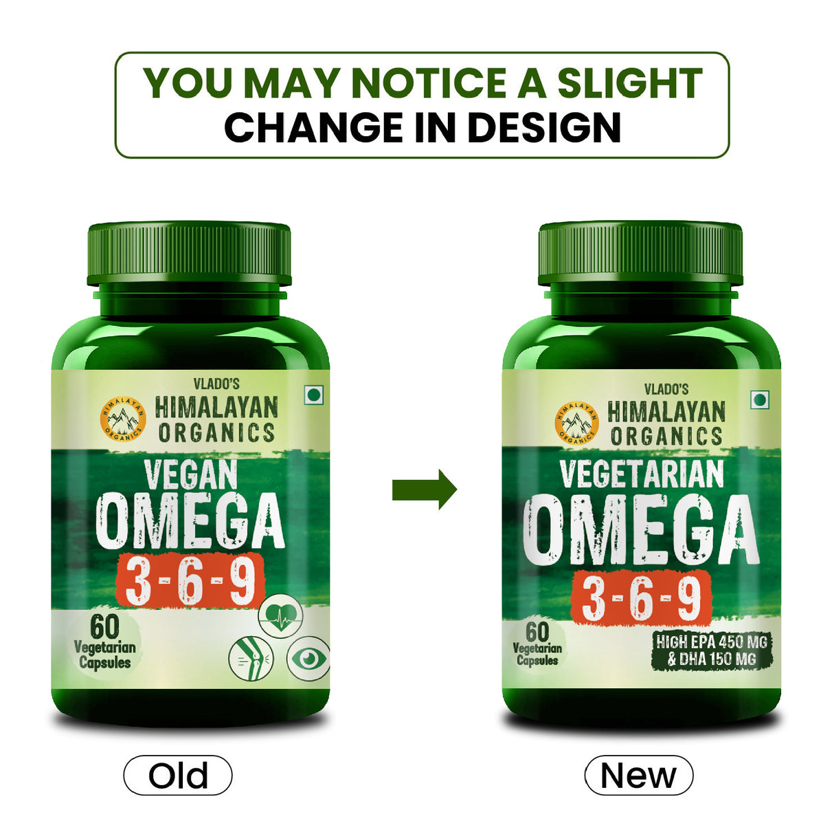 Vlado's Himalayan Organics, Omega 3 6 9 - 60 Capsules