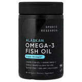 Sports Research Alaskan Omega-3 Fish Oil 1250mg | Triple Strength | 90 Softgels