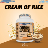 International Protein Cream of Rice | Premium Rice Cereal Powder | Easy Digesting Clean Carbohydrate | 2kg (66 Servings)