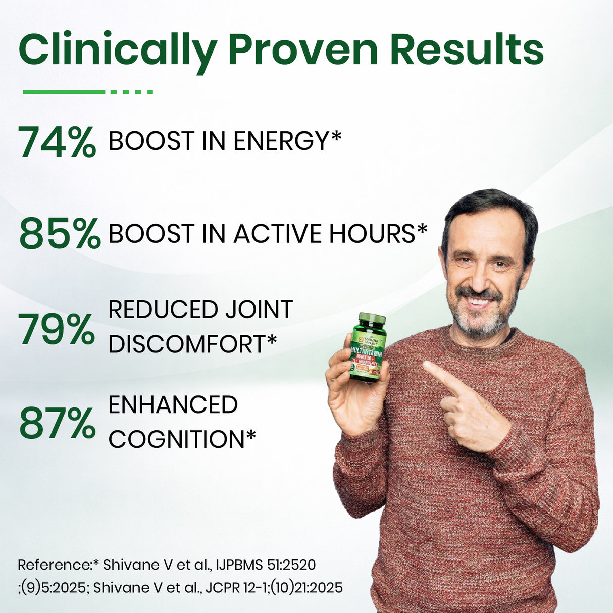 Himalayan Organics Liposomal Multivitamin 50+ | 60 Veg Capsules | Energy, Immunity & Overall Health Support