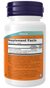 NOW Foods GTF Chromium 200mcg | 250 Veg Tablets