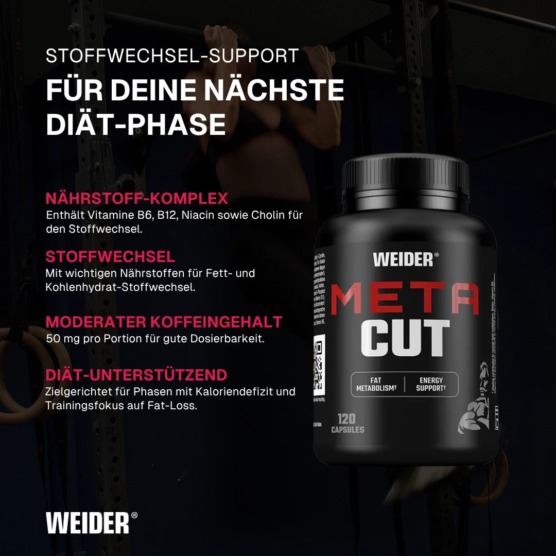 Weider Meta Cut Fat Burner | 120 Capsules