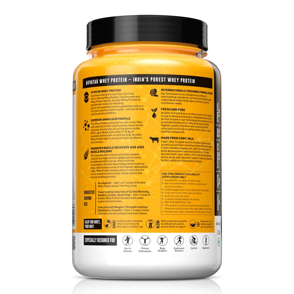 Avvatar Whey Protein Powder - 1 Kg
