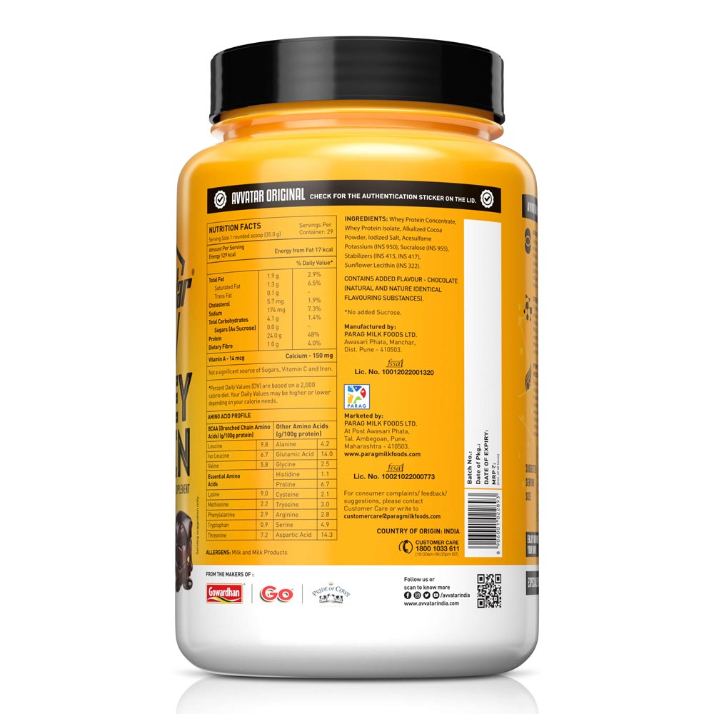 Avvatar Whey Protein Powder - 1 Kg