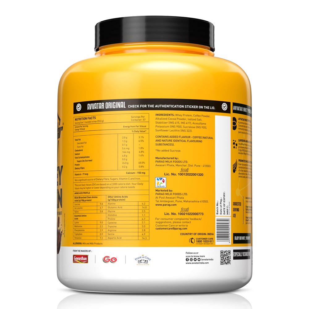 Avvatar Whey Protein Powder - 2 Kg