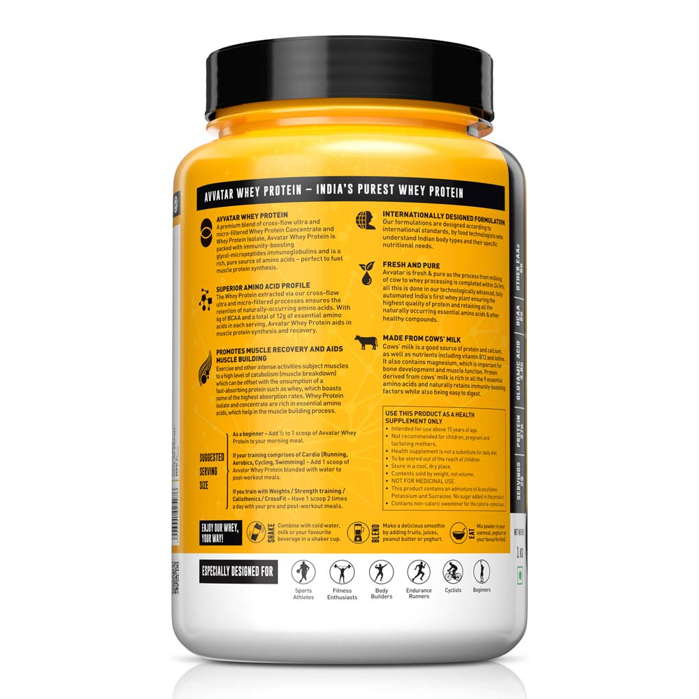 Avvatar Whey Protein Powder - 1 Kg
