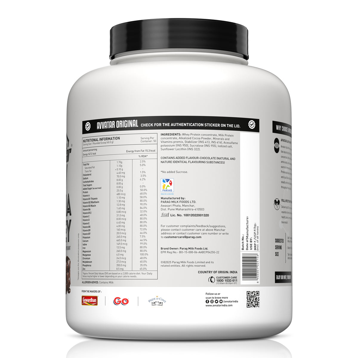 Avvatar Alpha Whey Protein 2 Kg