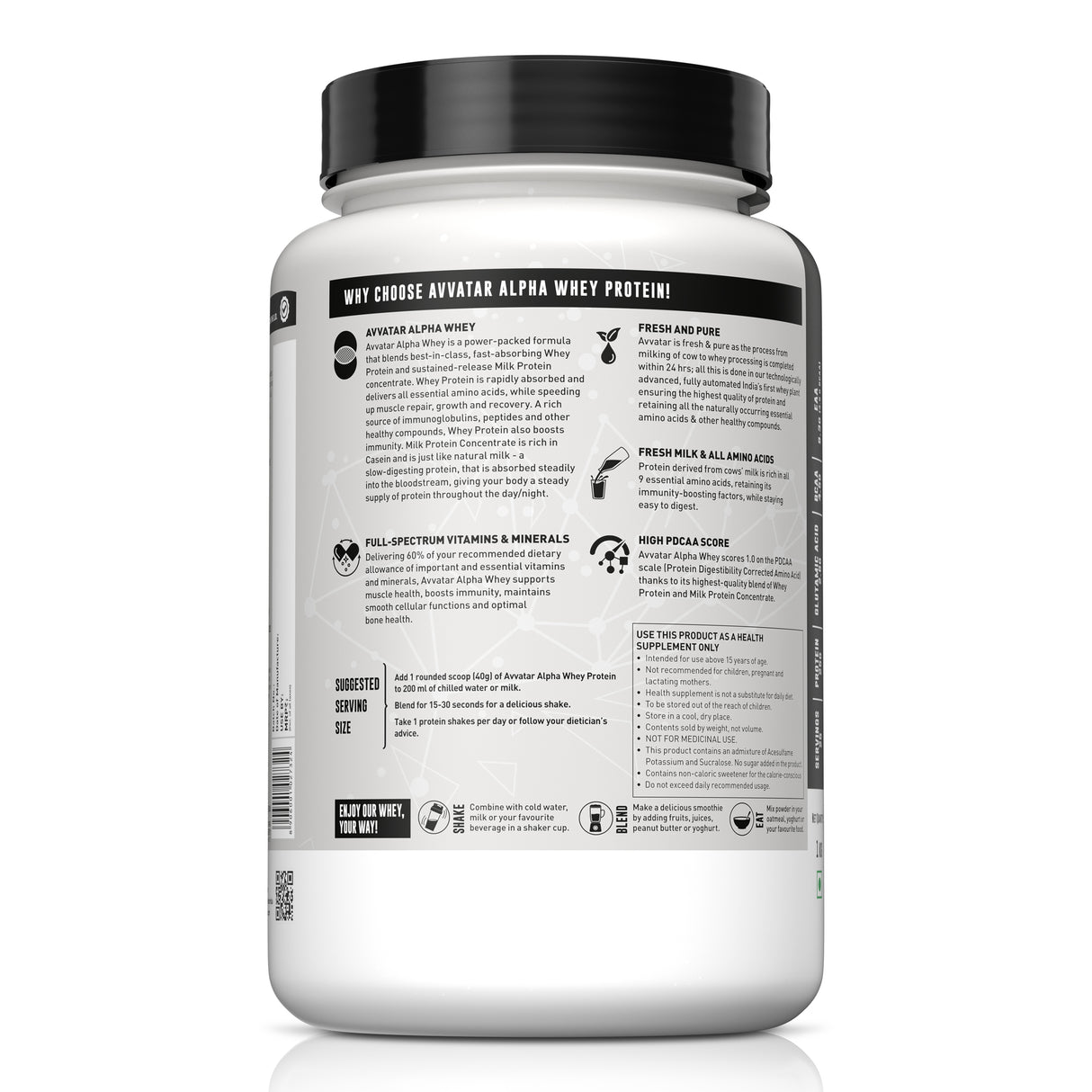 Avvatar Alpha Whey Protein 1 Kg