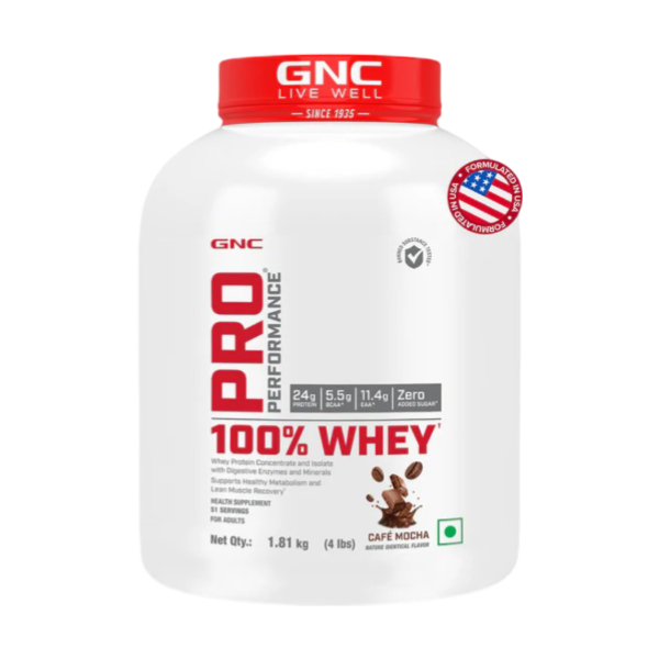 GNC Pro Performance 100% Whey Protein - 4 Lbs - Nutristar